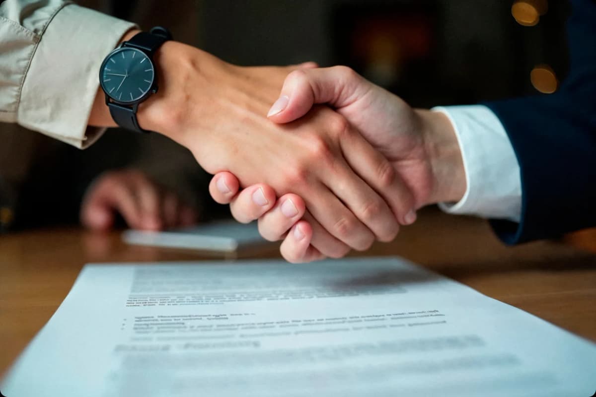 Partnership handshake